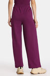 Rosaline Loungewear Pants - Plum Caspia — thumbnail 3